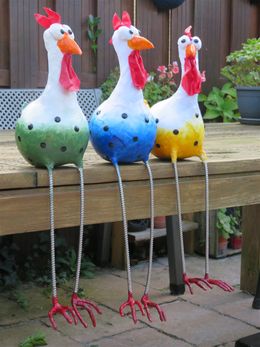 Dit zijn de kippen Kaatje, Katootje en Katrien ( K3) . September 2021